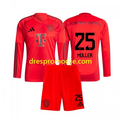 Bayern München Thomas Muller 25 Dres Dječji Domaći 2024/2025 Dugim Rukavima Bayern München Thomas Muller 25 Dres Dječji Domaći 2024/2025 Dugim Rukavima